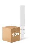 Mehrfachpackung 10x Noxion Lucent PL-S LED 4.3W - 840 Kaltweiß | 2-Pins - Ersatz Für 9W